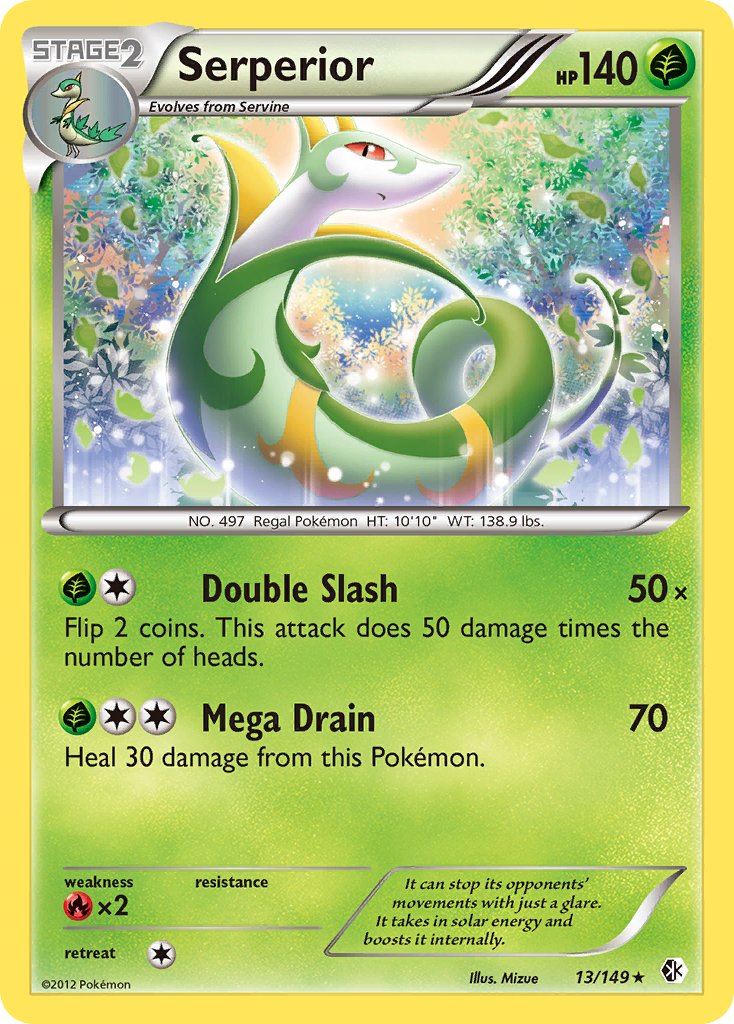 Boundaries Crossed Serperior [Cosmos-Holo] Pokémon card